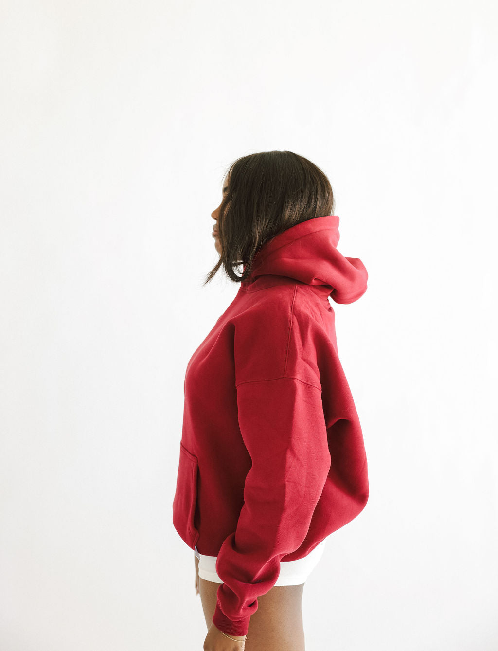 DEEP RED SWEATSHIRT