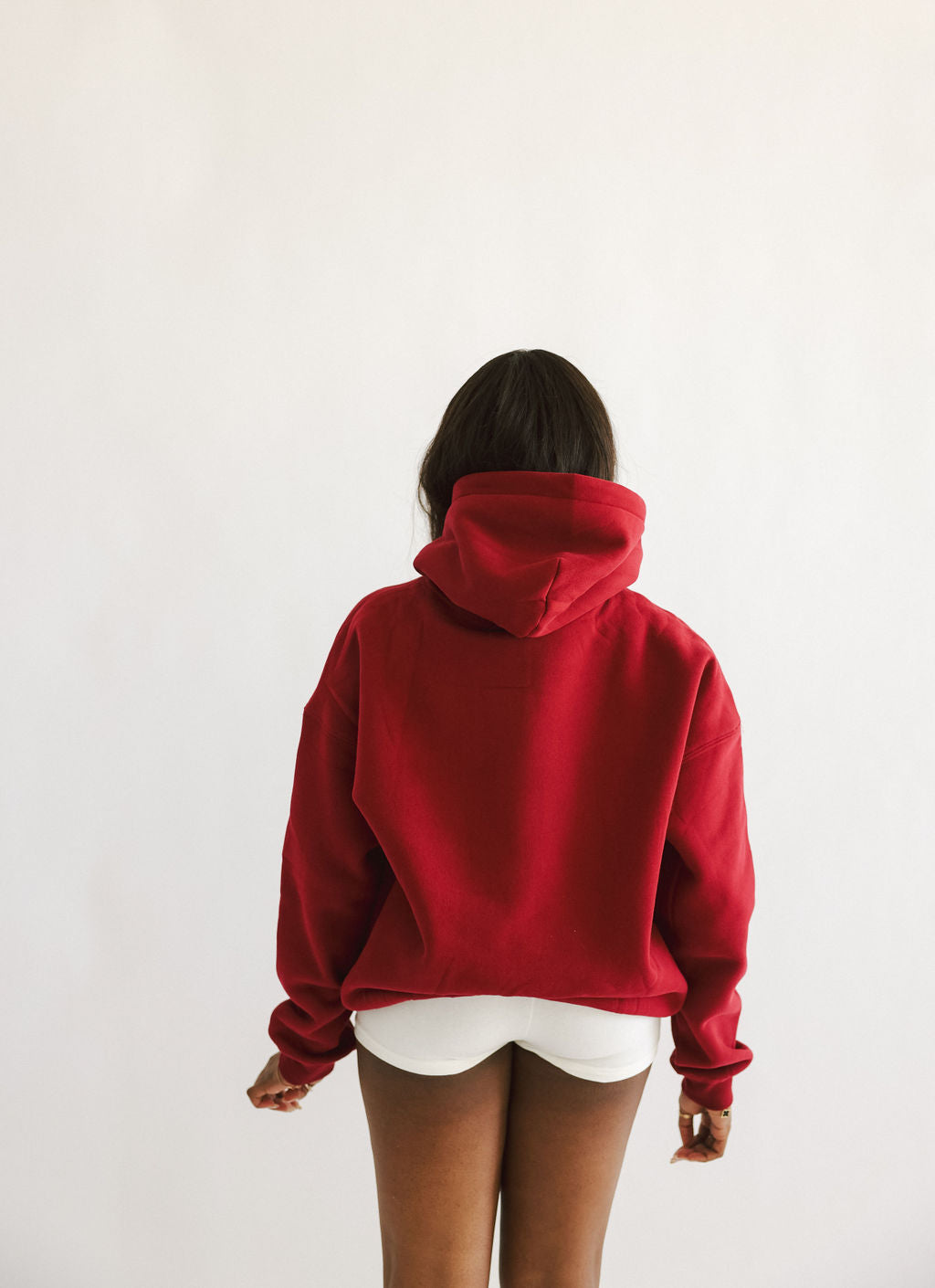 DEEP RED SWEATSHIRT